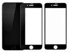 Защитное стекло Baseus для iPhone SE 2022/2020/8/7 - Curved-screen PET Soft 3D (2шт), Black (SGAPIPH8N-GPE01)