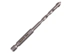 Сверло по стеклу и керамике 6мм, хвостовик HEX 1/4", L= 105mm Alloid GB-10006