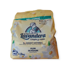 Порошок для стирки универсальный Lavandera Flore di Padureи Экопак 2 кг ( 40пр) Белые цветы