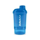 Шейкер спортивный BioTech Wave Mini 2 в 1 300 мл Голубой