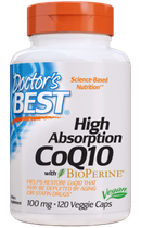Натуральна добавка Doctor's Best High Absorption CoQ10 100мг