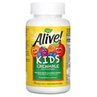 Мультивітаміни для Дітей, Alive, Nature's Way, Смак ягід і Апельсину, 120 жувальних таблеток