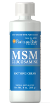 Крем для суглобів і зв'язок Puritan's Pride Glucosamine MSM Cream 113 грам