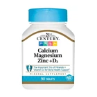 Кальций магний цинк + д3 21st Century Calcium Magnesium Zinc + D3 90 таблеток