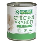 Влажный корм для щенков Nature's Protection Puppy chicken & rabbit с курицей и кроликом
