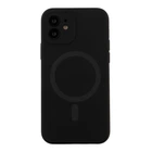Чохол Glow Silicone Case Full Camera with Magsafe для iPhone 12 Колір Black
