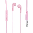 Проводные наушники HOCO M39 Rhyme with mic, 3.5mm, 1.2m, pink