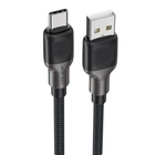 Кабель Acefast C10-04 USB 2.0 USB to Type-C 1.2 м 3A silicone braid Black (6974316283126)