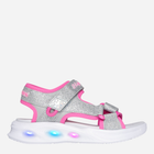 Дитячі сандалії для дівчинки Skechers 303024L-SLHP 33.5 Сріблясті (197627885865)