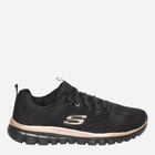 Buty sportowe damskie Skechers 12615-BKRG 40 Czarne (191665877806)
