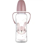 Бутылочка для кормления Canpol babies CUTE ANIMALS стандартная с ручками 250 мл розовая (11/845_pin)