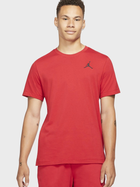 Футболка хлопковая длинная мужская Jordan M J Jumpman Emb Ss Crew DC7485-687 2XL Червона (195238739560)
