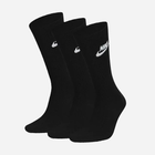Zestaw skarpet męskich 3 pary Nike U Nk Nsw Everyday Essential Cr DX5025-010 46-50 (XL) Czarny (196148785678)