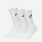 Набір чоловічих шкарпеток 3 пари Nike U Nk Nsw Everyday Essential Cr DX5025-100 46-50 (XL) Білий (196148785715)