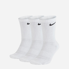 Zestaw skarpet damskich 3 pary Nike U Nk Everyday Csh Crw 3Pr 132 SX7664-100 34-38 (S) Biały (888407233869)
