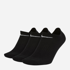 Zestaw skarpet męskich 3 pary Nike U Nk Everyday Ltwt Ns 3Pr 132 SX7678-010 38-42 (M) Czarny (888407239205)
