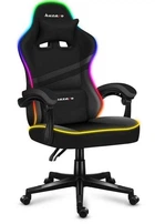 Комп'ютерне крісло для геймера Huzaro Force 4.4 RGB Black Mesh