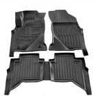 3D коврики для Toyota Hilux VIII (2015-...) с бортиками 30 мм (Stingray)