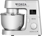 Кухонный комбайн с мясорубкой и планетарным миксером ECG FORZA 5500 Giorno Argento