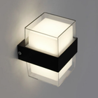 Настенное бра VALO 9W S 4000К 720Lm черное Esllse IP54 настенный светодиодный LED светильник 105х95х135мм