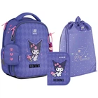 Шкільний набір Kite Education Kuromi SET_HK25-555S-2 (рюкзак, пенал, сумка)