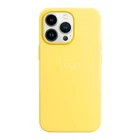 Чохол Silicone Case with MagSafe для iPhone 13 Pro Max Колір Lemon Zest