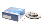 Диск тормозной передний Renault Megane III/IV/Scenic 08- 280x24 с к-том болтов - 0 986 479 553 BOSCH