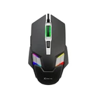 Проводная игровая мышь XTRIKE ME GM-110 gaming mouse RGB, 1200-3600 4 step DPI, USB, 1.5m, black
