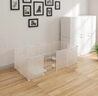 Клетка вольер Verk для маленьких животных 142 x 72 x 45 см Белый