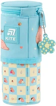 Пенал шкільний Kite Chilling Capybara 19х8х8 см Бірюзовий (K25-684-4)