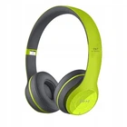 Беспроводные Наушники P-47 Bluetooth + MicroSD + FM Радио Зеленый с серым (81901YS884)