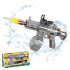 Водный электрический пистолет для детей, игрушечный водный автомат M416, бластер на аккумуляторе, серый KB1378_Grey