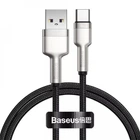 Кабель Baseus Cafule Metal Data Type-C 66W 0.25m Black