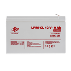 Акумулятор гелевий LogicPower LPM-GL 12V - 9 Ah