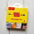 Кабель Hoco X21 Cable Quick Charge Type-C USB быстрая зарядка 1м Красный