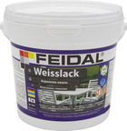Эмаль акриловая для дерева Weisslack Feidal (глянцевая) 1л