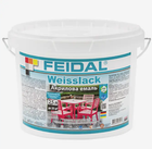Эмаль акриловая для дерева Weisslack Feidal (бесцветная, шелковисто-глянцевая) 2.5л
