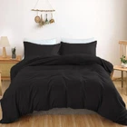 Комплект постельного белья MirSon Семейный 2x143x210 см Light Pro 10-006 Black Сатин (2200010171389)