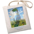 Екошопер BookOpt BK4087 MONET Жінка з парасолькою, бежевий