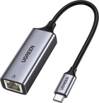 Переходник Ugreen CM199 USB 3.1 Type-C - Ethernet RJ45 1000Mb Grey (UGR-50737)