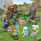 Конструктор Майнкрафт 233 деталей+персонажи, детский набор Minecraft My World Mineworld Лесной тайник SJ82004