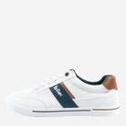 Tenisówki męskie materiałowe do kostki Lee Cooper LCW-25-02-3244M 45 30 cm Białe