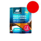 Эмаль для металла и дерева ПФ-115 Корабельная красная 2,8 кг