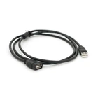 Подовжувач USB 2.0 Voltronic Q250 AM AF 1.5 м 1 ферит чорний Пакет
