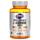 Амінокислота NOW Foods L-Arginine Double Strength 1000 мг