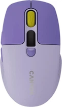 Мышь Canyon MW-26 LCD Silent Wireless/Bluetooth Violet (CNS-CMSW26V)