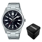 Мужские часы Casio MTP-VD02D-1E Серебристые ( AT1141-0326 )