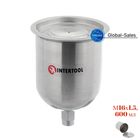 Бачок для краскопульта Intertool 600 мл внутренняя резьба М16 x 1.5 мм (PT-1906)
