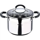 Кастрюля высокая с крышкой MasterPro Foodies collection 4л (BGMP-1505-BK)
