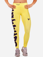 Спортивні легінси жіночі TREC WEAR Leggings TGirl 15 XXS Жовті/Чорні (5902114026363)